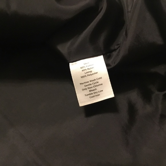 TALBOTS black all weather rain coat anorak M L - Picture 5 of 5